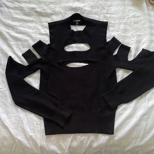 Express Cutout Sweater